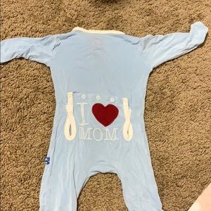 KicKee Pants I Love Mom Onesie